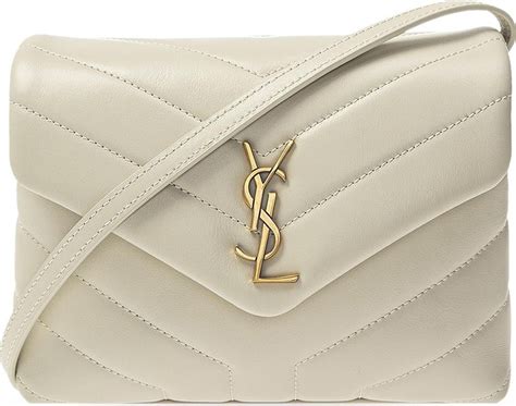 Saint Laurent YSL Quilted Monogram Bag 'Crema Soft' 